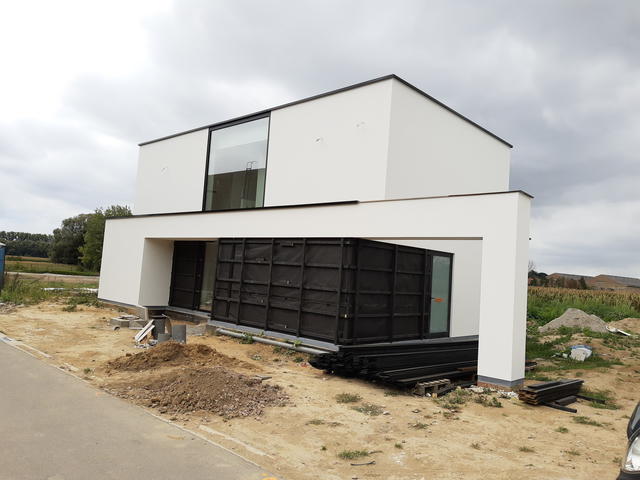 Bouwen van een woning met carport